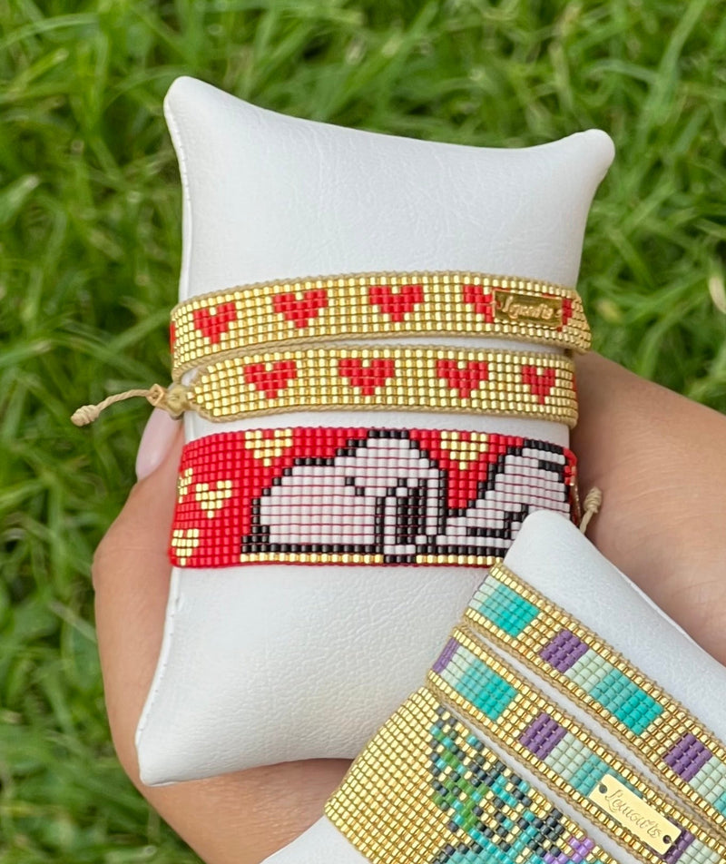 Pulsera Snoopy Love