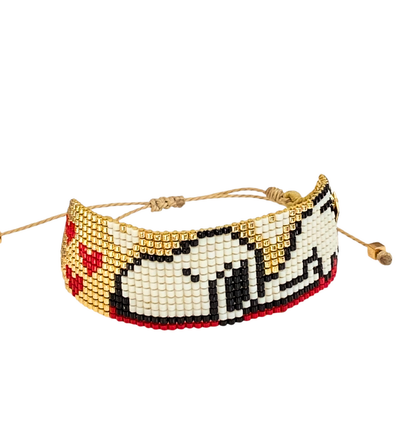 Pulsera Snoopy Corazones