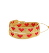 Pulsera doble vuelta Corazones
