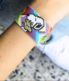 Pulsera Snoopy Gruesa Colores