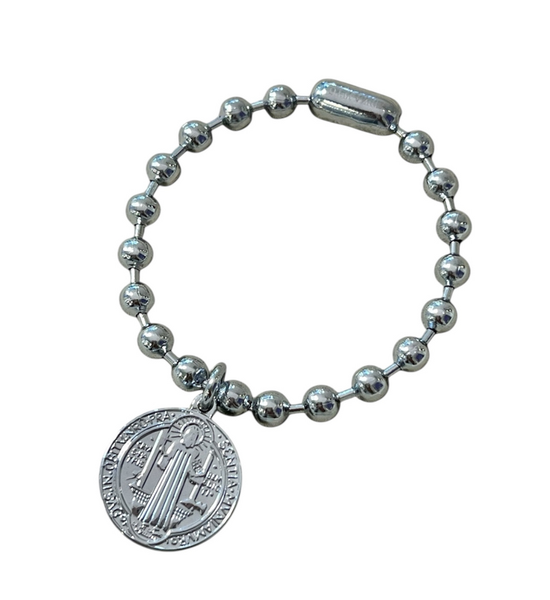 Pulsera Militar San Benito Abad 6.0 mm