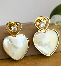 Zarcillo Doble Corazon