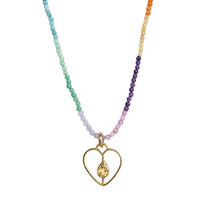 Collar amor amor Ágata multicolor