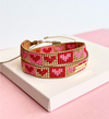 Pulsera doble vuelta Corazones