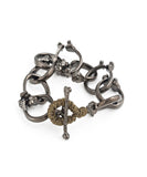 Pulsera Little Bones titanio en Aprilis Online