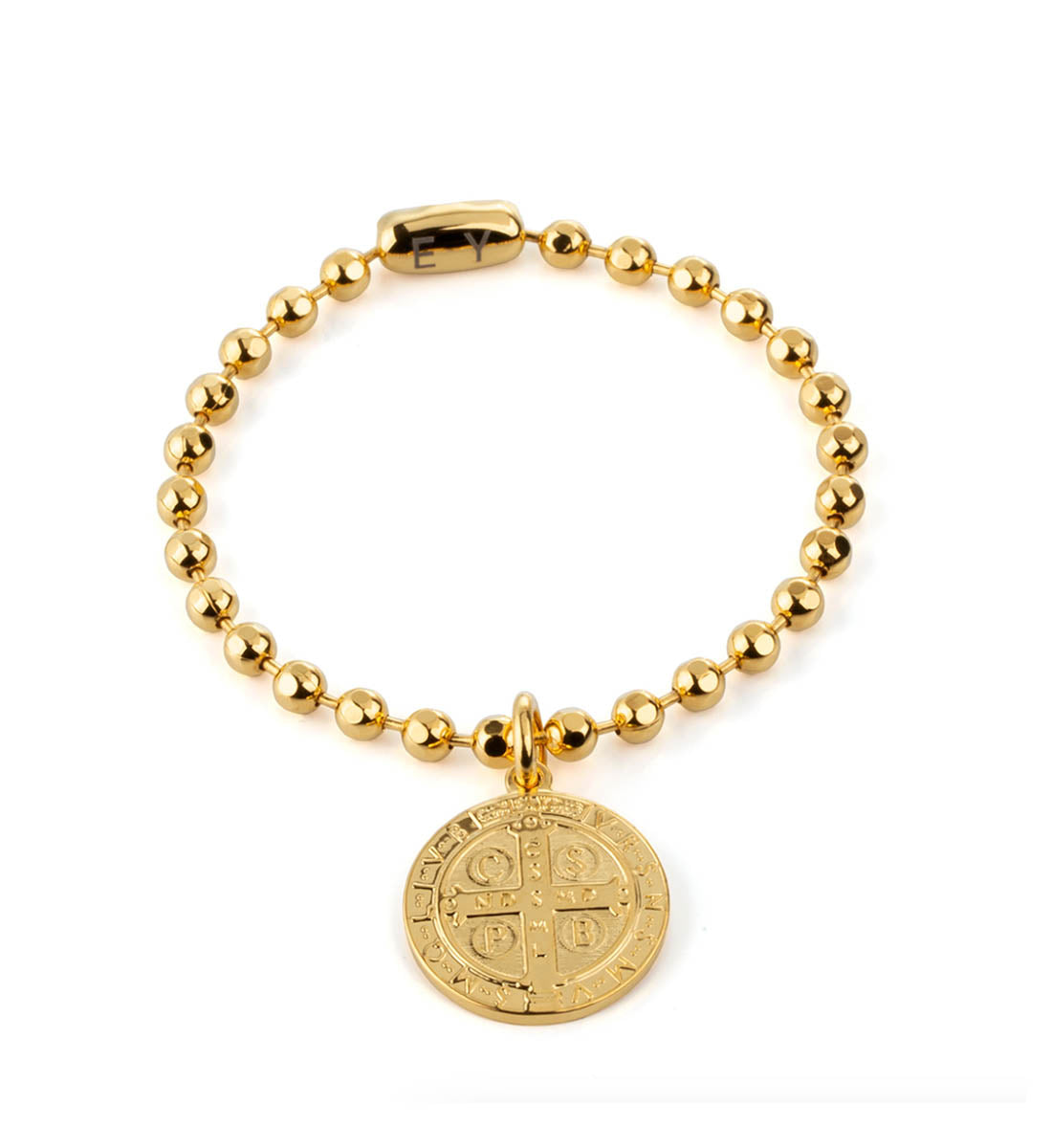 Pulsera Militar San Benito Abad 4.0mm